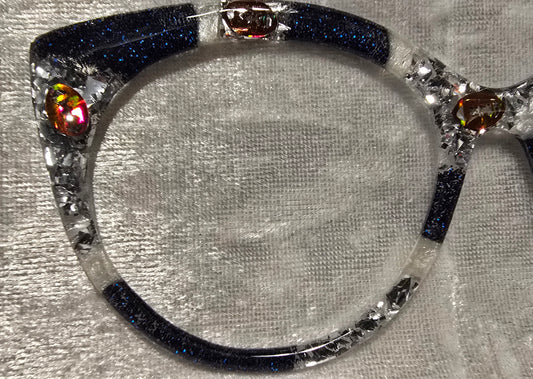Fan Zone! Navy, White, & Silver (with or without football embellishments)