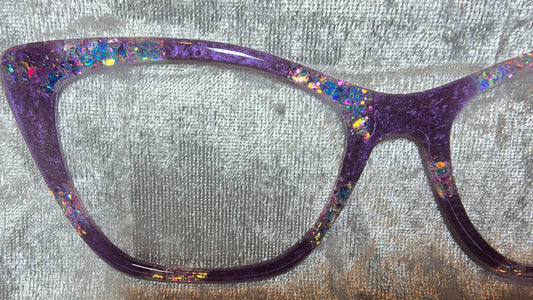 Wanda: Lavender + Purple Opal Glitter Tort