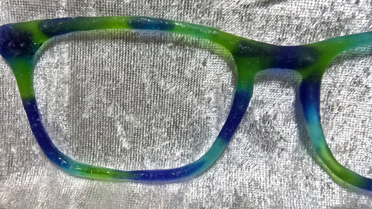 Sea Glass Shimmer Tort: Blue/Green