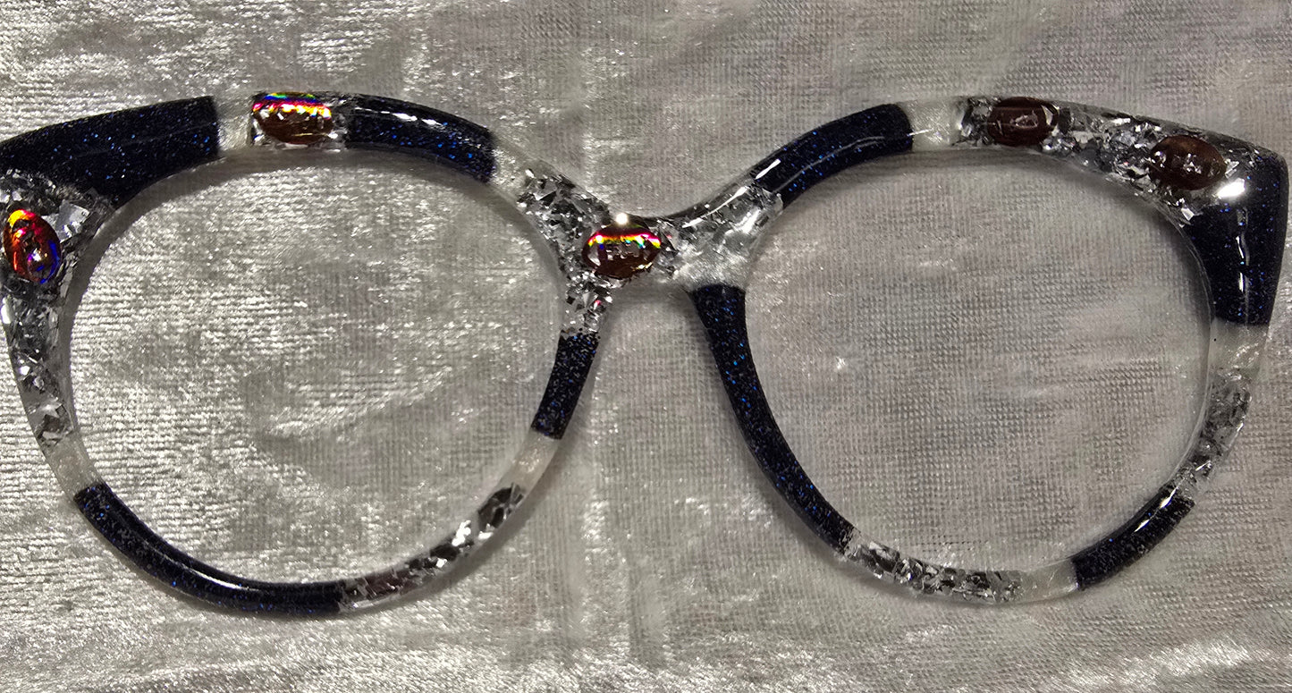 Fan Zone! Navy, White, & Silver (with or without football embellishments)