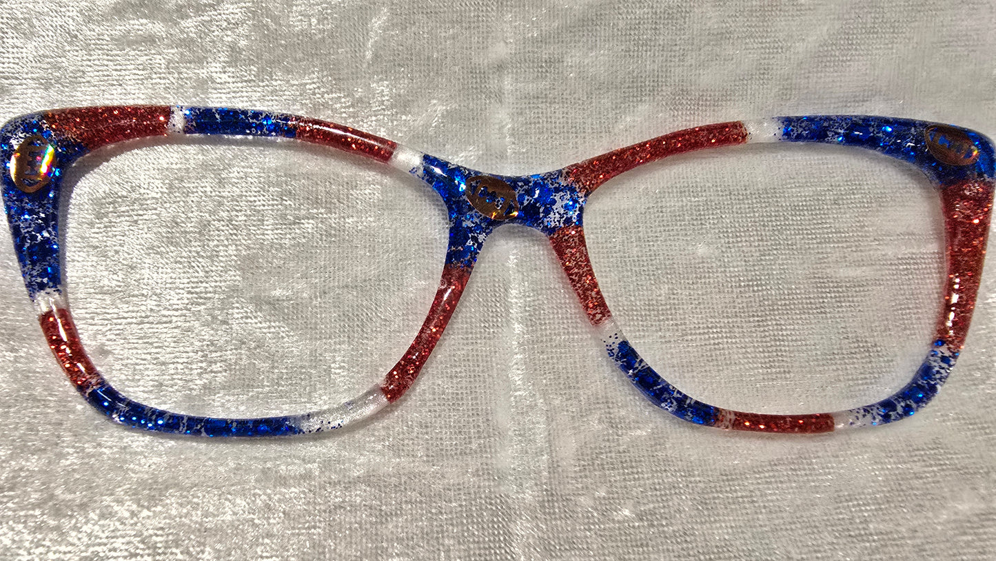 Fan Zone! Red, White, & Blue (with or without football embellishments)