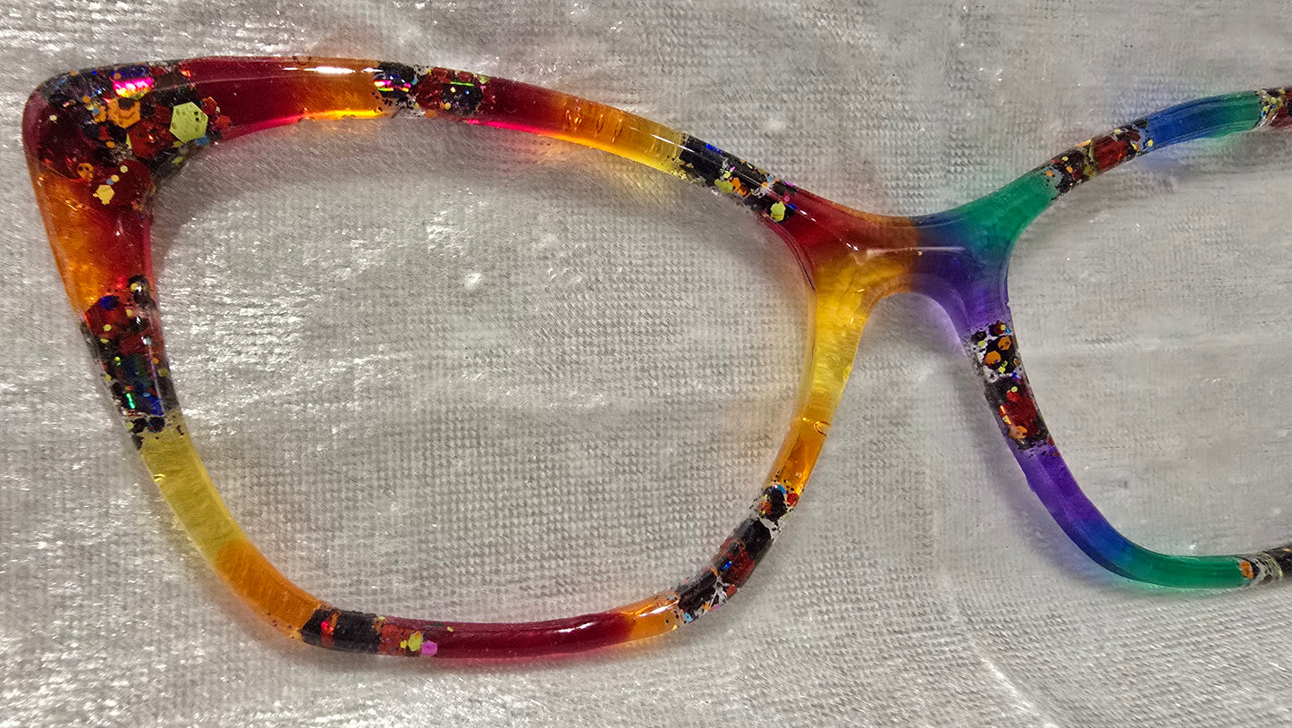 Glitter Rainbow Split