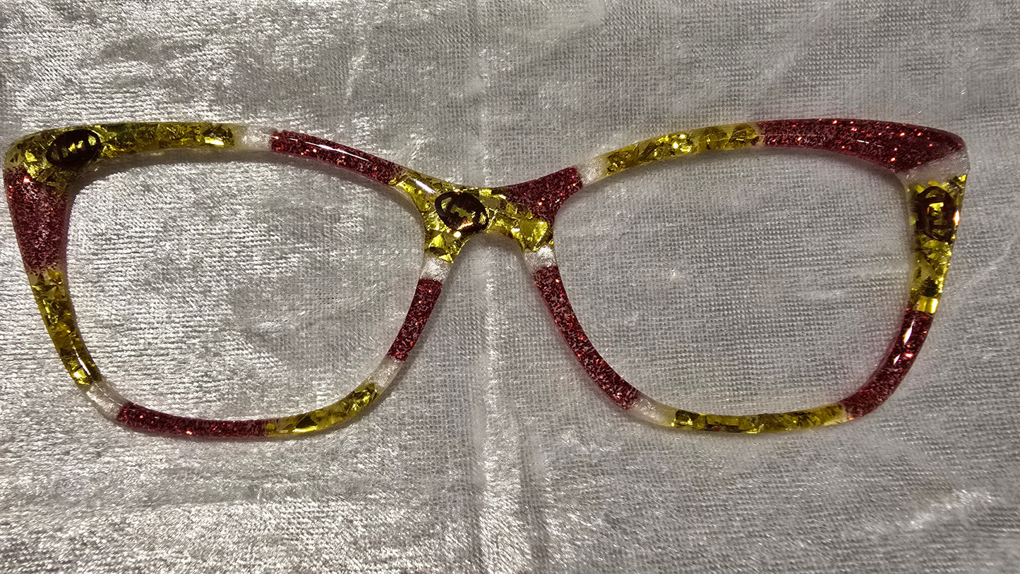 Wanda: Red + White + Yellow (with football embellishments)