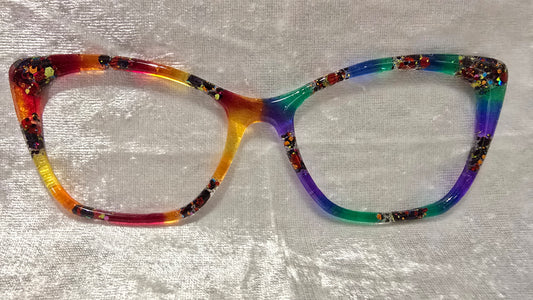 Glitter Rainbow Split