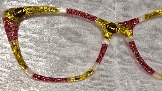 Wanda: Red + White + Yellow (with football embellishments)