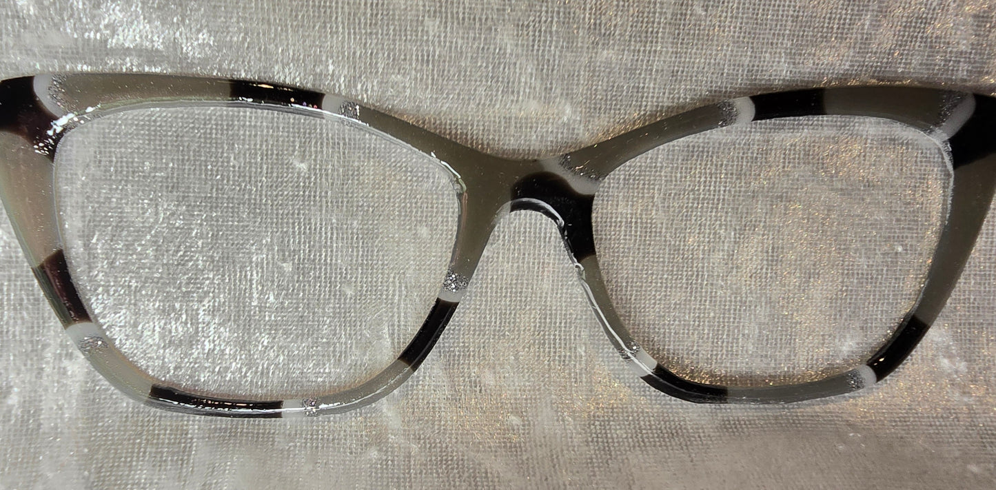 B&W + Gray/Silver Tort