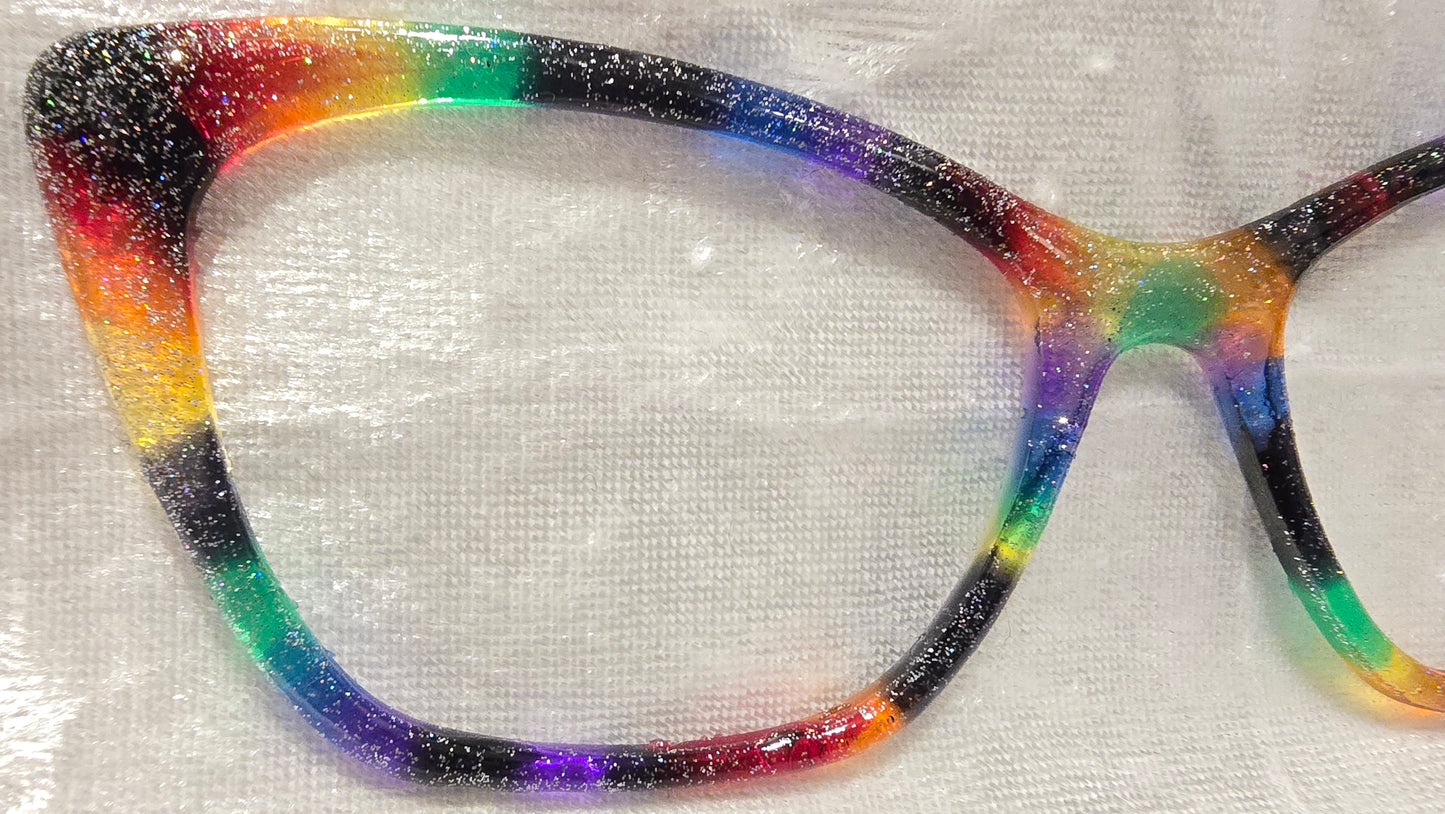 Sugar Glitter Rainbow Tort