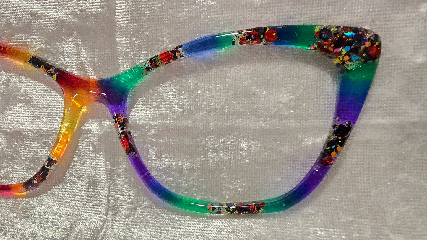 Glitter Rainbow Split