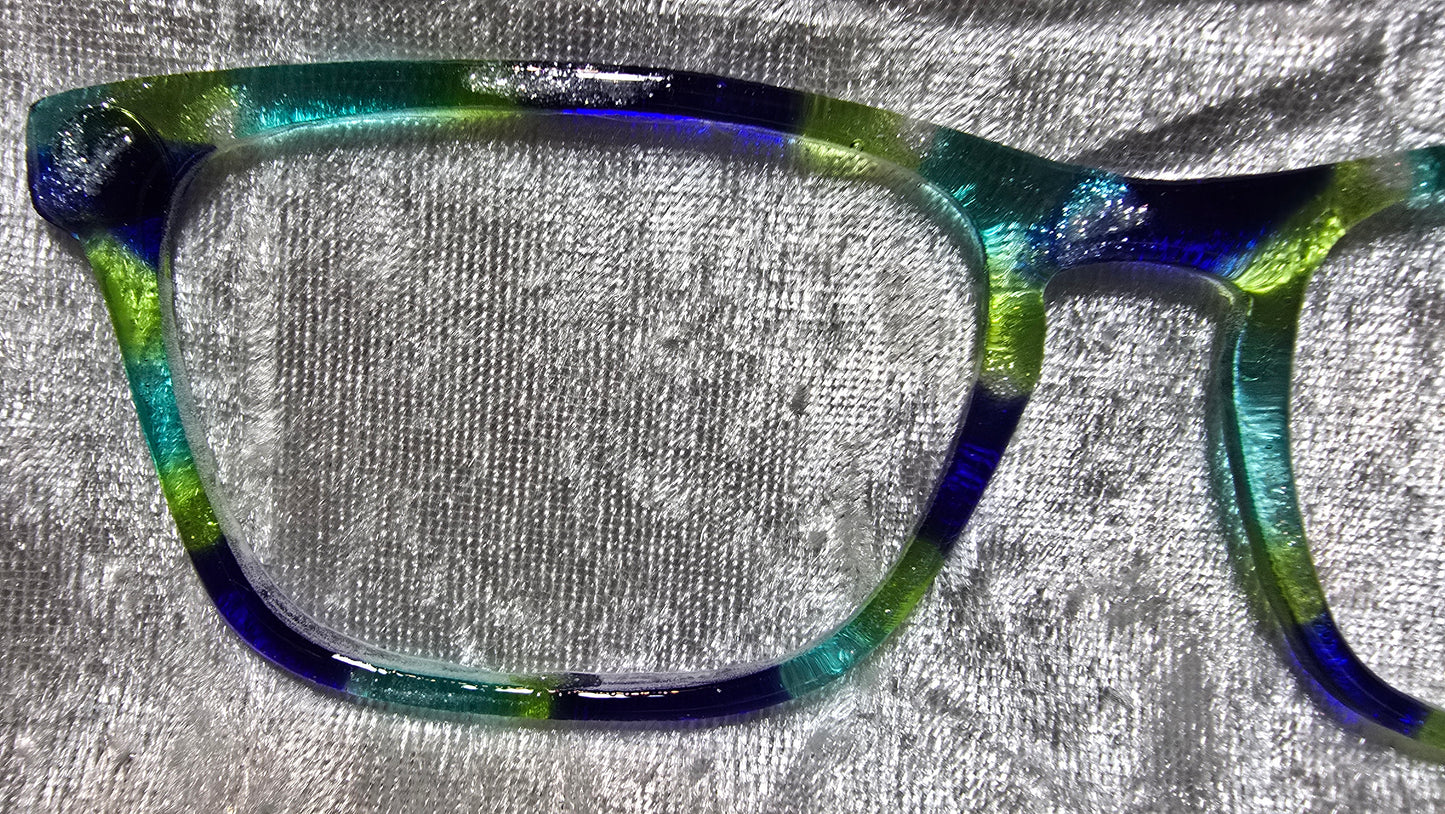 Crystal Shimmer: Blue/Green