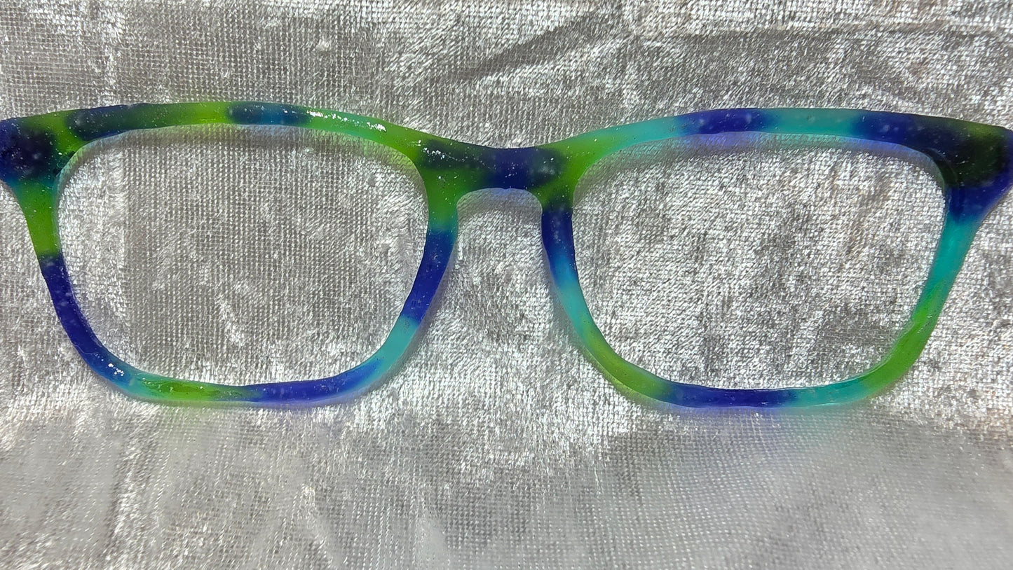 Sea Glass Shimmer Tort: Blue/Green